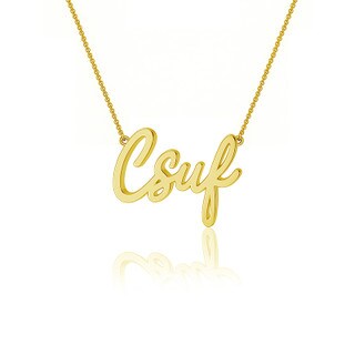 CSUF Pendant Necklace - Gold Plated